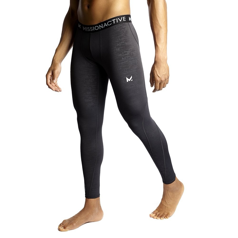 MISSION Men's VaporActive Base Layer Tights MEDIUM NWot